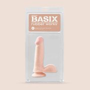 Basix 6\" Dong with Suction Cup