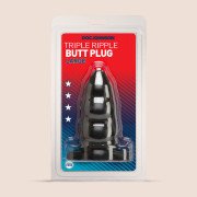 Classic Triple Ripple Butt Plug