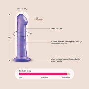 Basix 6.5\" Dong with Suction Cup