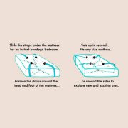 Sex & Mischief Bed Bondage Restraint Kit